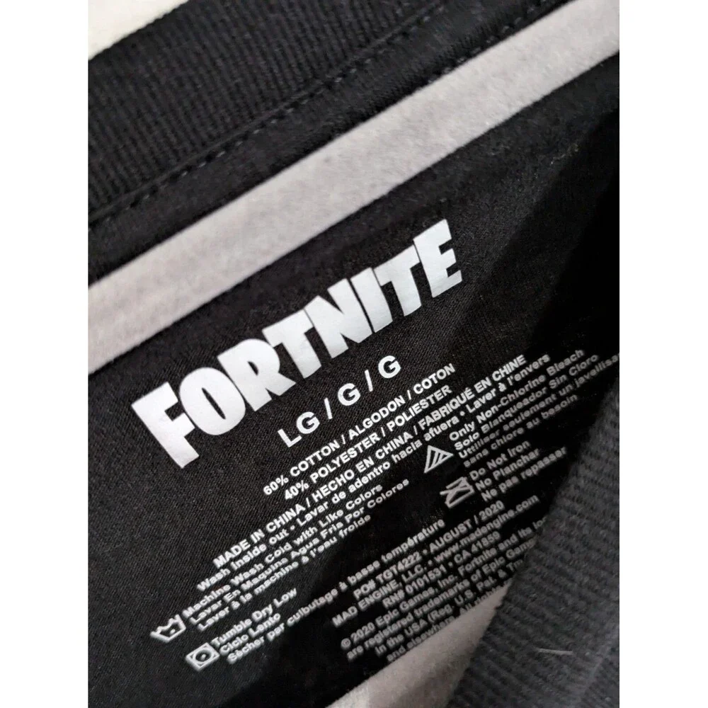 Youth Boy's Fortnite Skull Trooper Tee - Size Large